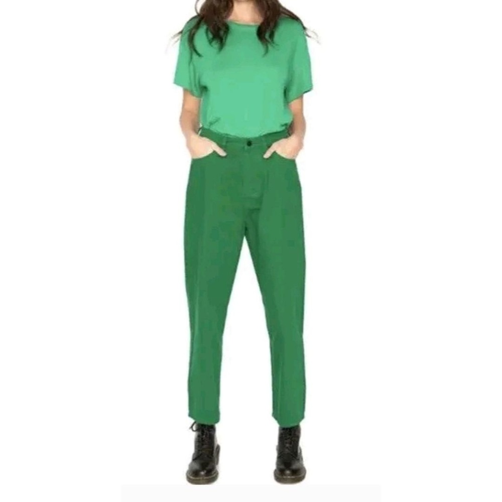 Sandrine Rose By Free People Green High Waisted Pants Size 24